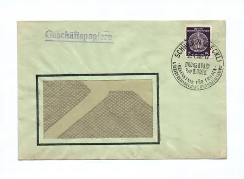 Geschäftspapiere Schwerin Mecklenburg 1958 Jugendweihe