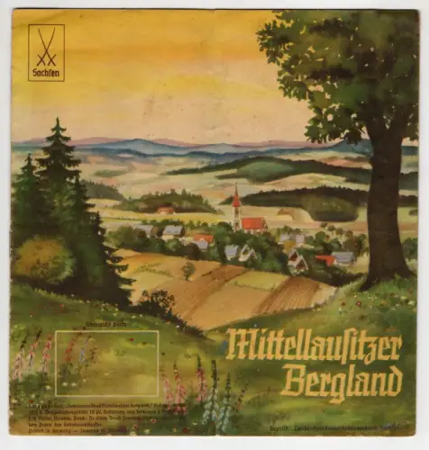 Mittellausitzer Bergland Altes Reiseprospekt 1939