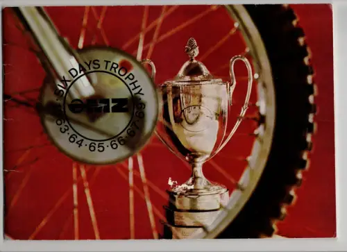 MZ Six Days Trophy 1963 64 65 66 67 69 Broschüre DDR original