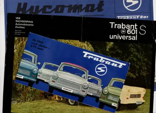 Trabant Prospekte DDR Trabi 1966