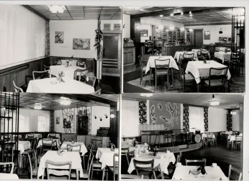 4 x Foto Sohland Spree Ellersdorf Jägersruh Gaststätte Innenansichten 1975