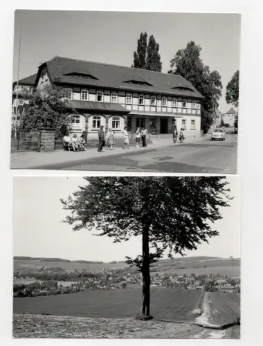 2 x Foto Neukirch Zwieback Fabrik 1976