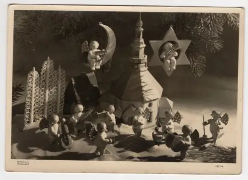 AK Wendt und Kühn Engel Weihnachten Walter Hahn 1953