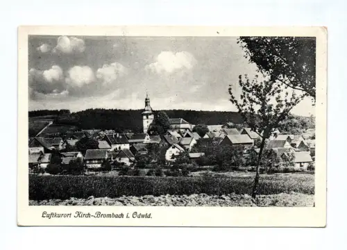 Ak Luftkurort Kirch-Brombach im Odenwald Feldpost 1942