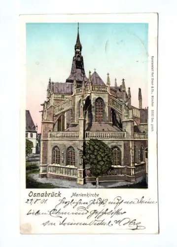 Künstler Ak Osnabrück Marienkirche 1901