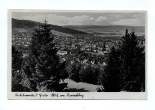 Ak Reichsbauernstadt Goslar Blick vom Rammelsberg Feldpost 1941