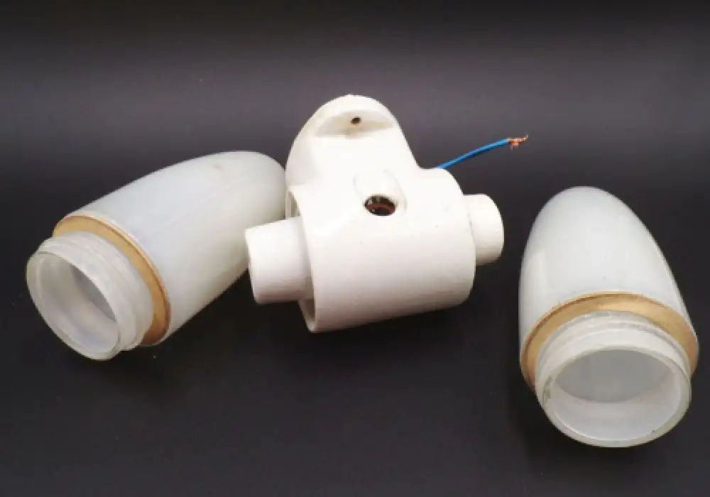 Wagenfeld Wandleuchte Porzellan Glas Bauhaus E14 Art Deco Wandlampe 10