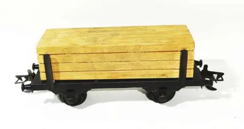 Zeuke Bahnen Rungenwagen Holztransport Spur 0 Blech 