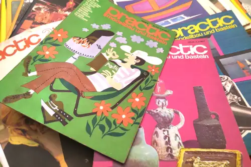 Practic DDR Zeitschrift Basteln & Modellbau Sport Kunst Automobil altes Magazin