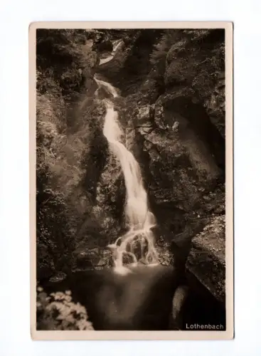 Foto Ak Lothenbach Wasserfall
