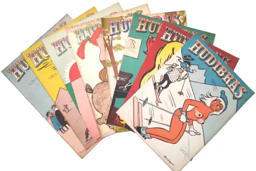 Hudibras Zeitschriften dänisch 14. Jahrgang 1956 Nr. 2,3,4,5,6,8,9,10 Dänemark