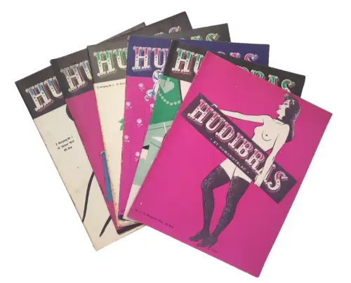 Hudibras 2. Jahrgang 1944 Dänische Zeitschriften 6 Stück Nr. 1, 2, 4, 5, 11, 12