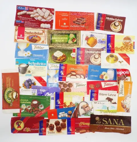 Konvolut Schokoladenpapier