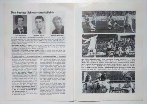 Fußball Programmheft 1981 FC Hansa Rostock - Dynamo Dresden