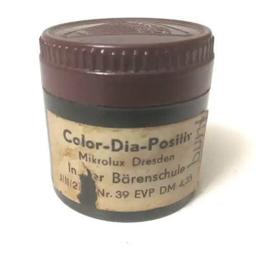 Rollfilm Mikrolux Dresden Color Dia Positiv Nr. 39 In der Bärenschule