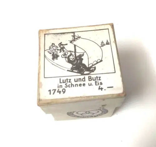 Alter Rollfilm Lutz und Butz im Schnee und Eis 1749