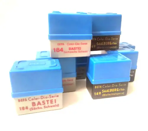 DEFA Color alte Dias Bastei Sachsen Seiffen Erzgebirge Saale Thüringen Auswahl