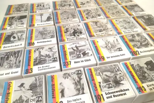 Rollfilme DEFA Color DDR Märchen und Orte alte Geschichten Auswahl Diafilme