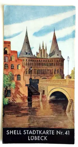 Shell Stadtkarte Nr. 41 Lübeck Stadtplan
