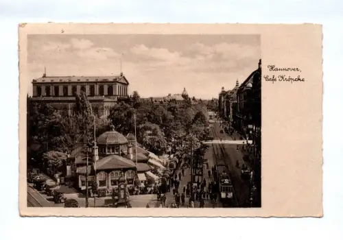 Ak Hannover Café Kröpcke 1935