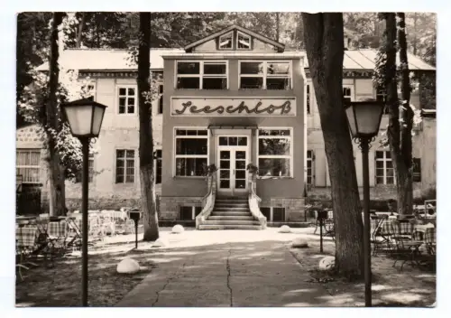 Foto Ak Lanke bei Bernau Hotel und Restaurant Seeschloß 1966