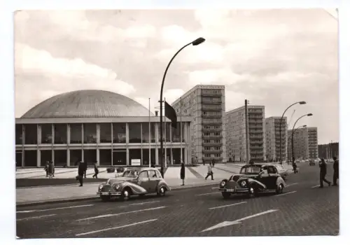 Foto Ak Berlin Kongreßallee am Alexanderplatz 1967 alte Autos
