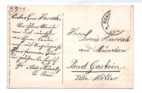 Künstler Ak Ruhpolding 1909