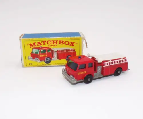 Altes Matchbox Auto Fire Pumper Truck OK No 29 vintage