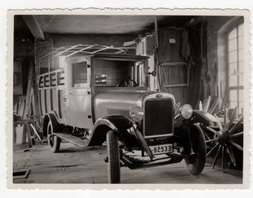 Foto Opel Lastkraftwagen Pritsche Oldtimer 1930er Krauschwitz Oberlausitz