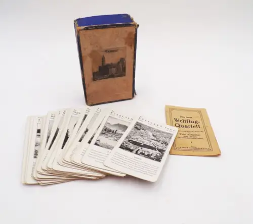 Das neue Weltflug Quartett Walter Mackenthun Spear und Söhne Nürnberg 