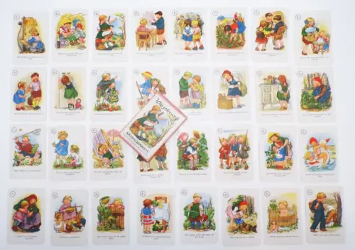 Was jeder weiß Rätselquartett Herbert Schulze Kartenspiel 1953 Quartett