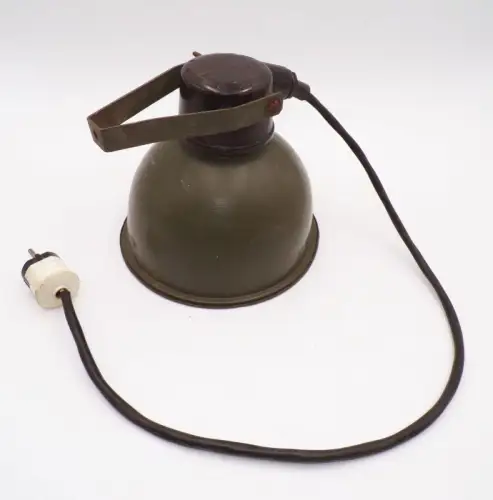 NVA Lampe Leuchte 100 Watt Scheinwerfer Handlampe DDR Volksarmee 