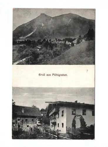 Ak Gruß aus Mühlgraben 1922