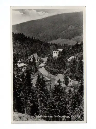 Ak Waldbärenburg im Erzgebirge Talblick 1939