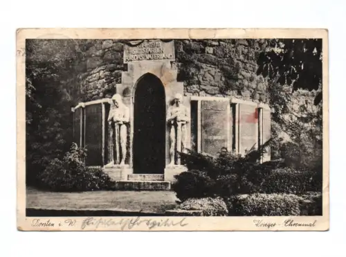 Ak Dorsten in Westfalen 1942 Krieger Denkmal