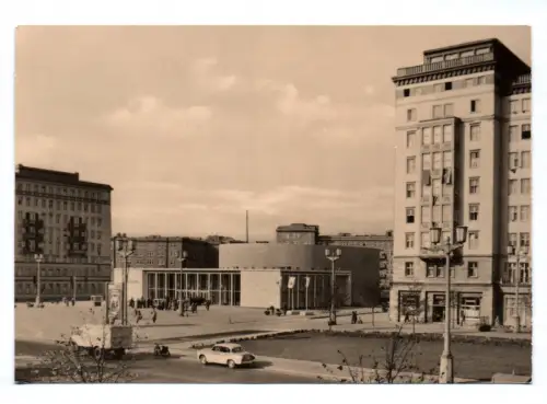 Foto Ak Berlin 1963 Karl Marx Allee Filmtheater Kosmos