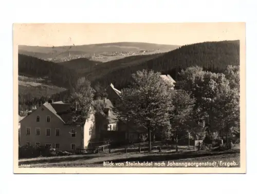 Ak Blick von Steinheidel nach Johanngeorgenstadt Erzgebirge 1939