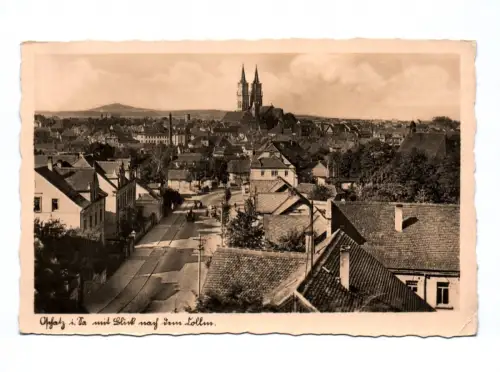 Foto Ak Oschatz in Sachsen mit Blick nach dem Collm