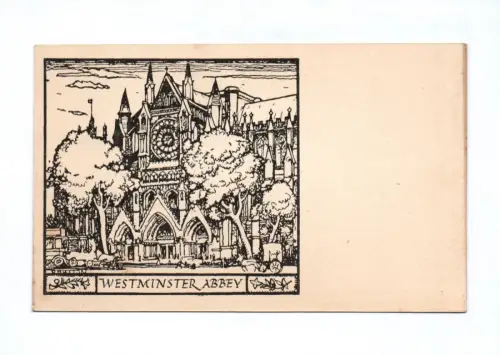 Ak Westminster Abbey Church London