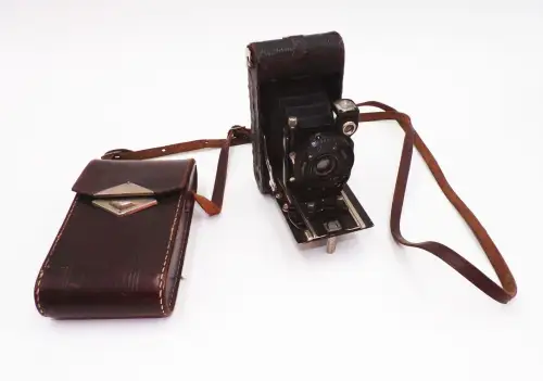 Ernemann Cronos B Klappkamera Antik Fotoapparat Deko 
