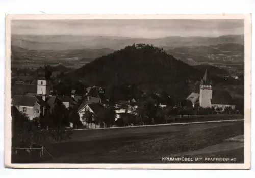 Ak Krummhübel mit Pfaffenberg 1944 Stempel Schlesien