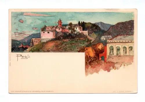Litho Ak Manuel Wielandt Pegli Italien