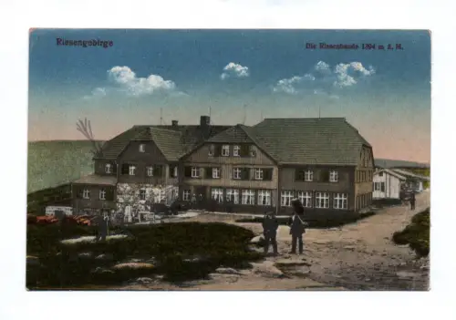 Künstler Ak Riesengebirge Die Riesenbaude Böhmen 1923