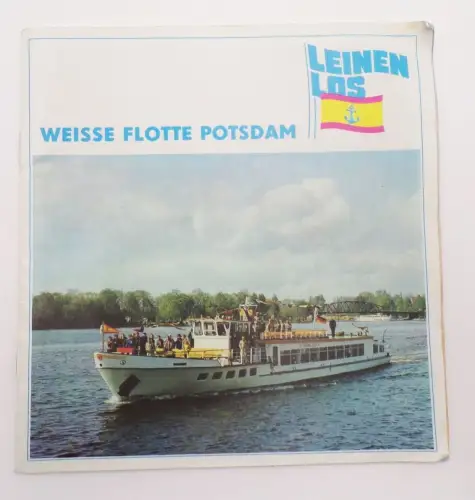 Weisse Flotte Potsdam 1987 DDR