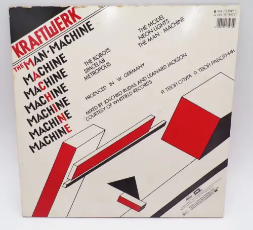Kraftwerk Vinyl LP The MAN Machine
