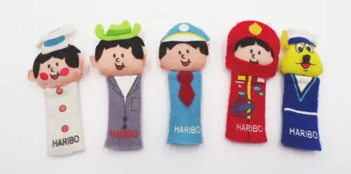 Haribo Fingerpuppen 5 Stück Vintage Sammler