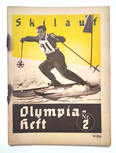 Olympia Heft 1936 Skilauf Olympische Spiele Nr. 2