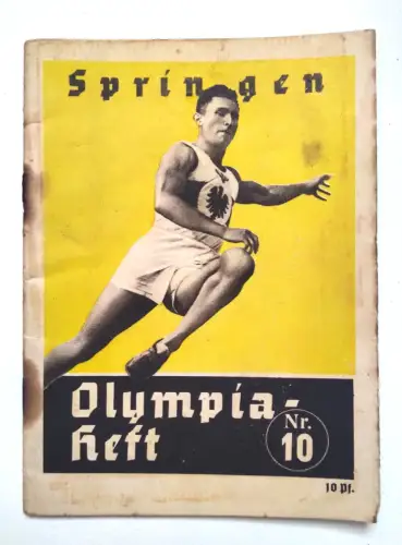 Olympia Heft Nr. 10 Springen Olympische Spiele Berlin 1936