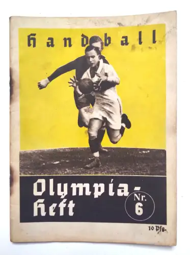 Olympia Heft 1936 Olympische Spiele Berlin Handball Nr 6