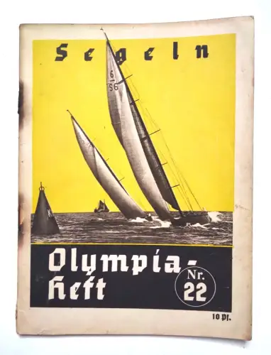 Olympia Heft 1936 Nr. 22 Segeln Olympische Spiele Berlin